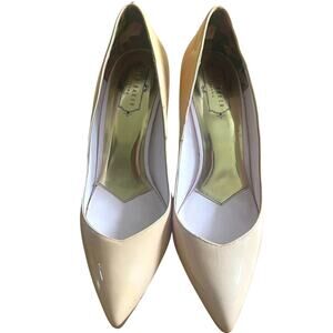 Ted‎ Baker Nude Patent Leather Heels Size 40 | Pointed Toe Classic Pumps Luxury